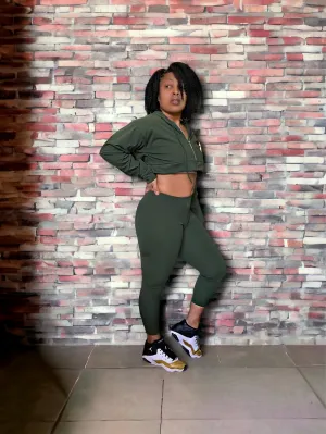 Amanda Set(Olive)